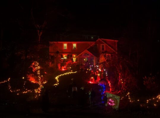 Image of House with Traditional Halloween Decor